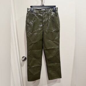 Pistola Glossy Olive Pants. Like new